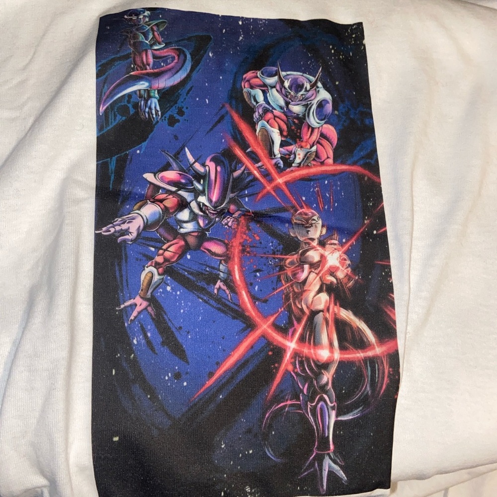 Custom dragon ball z t shirt frieza villain anime